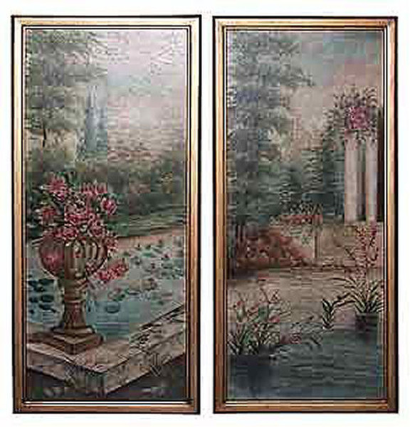 Garden Scene Wall Panels